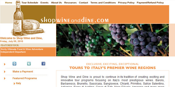 Shop, Wine, and Dine