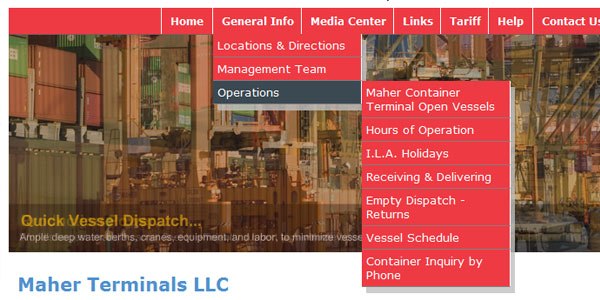 Dropdown Menu